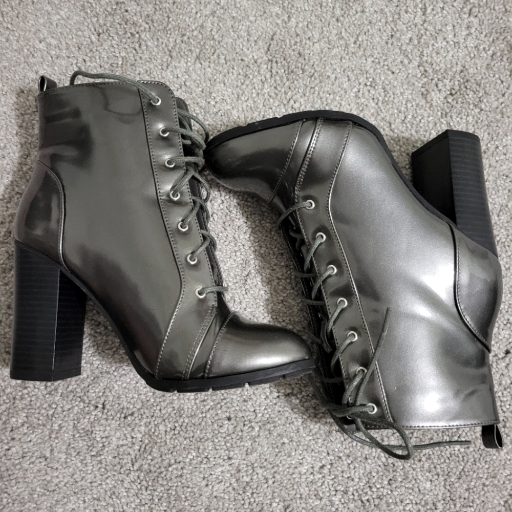 Chunky Heel Ankle Boots